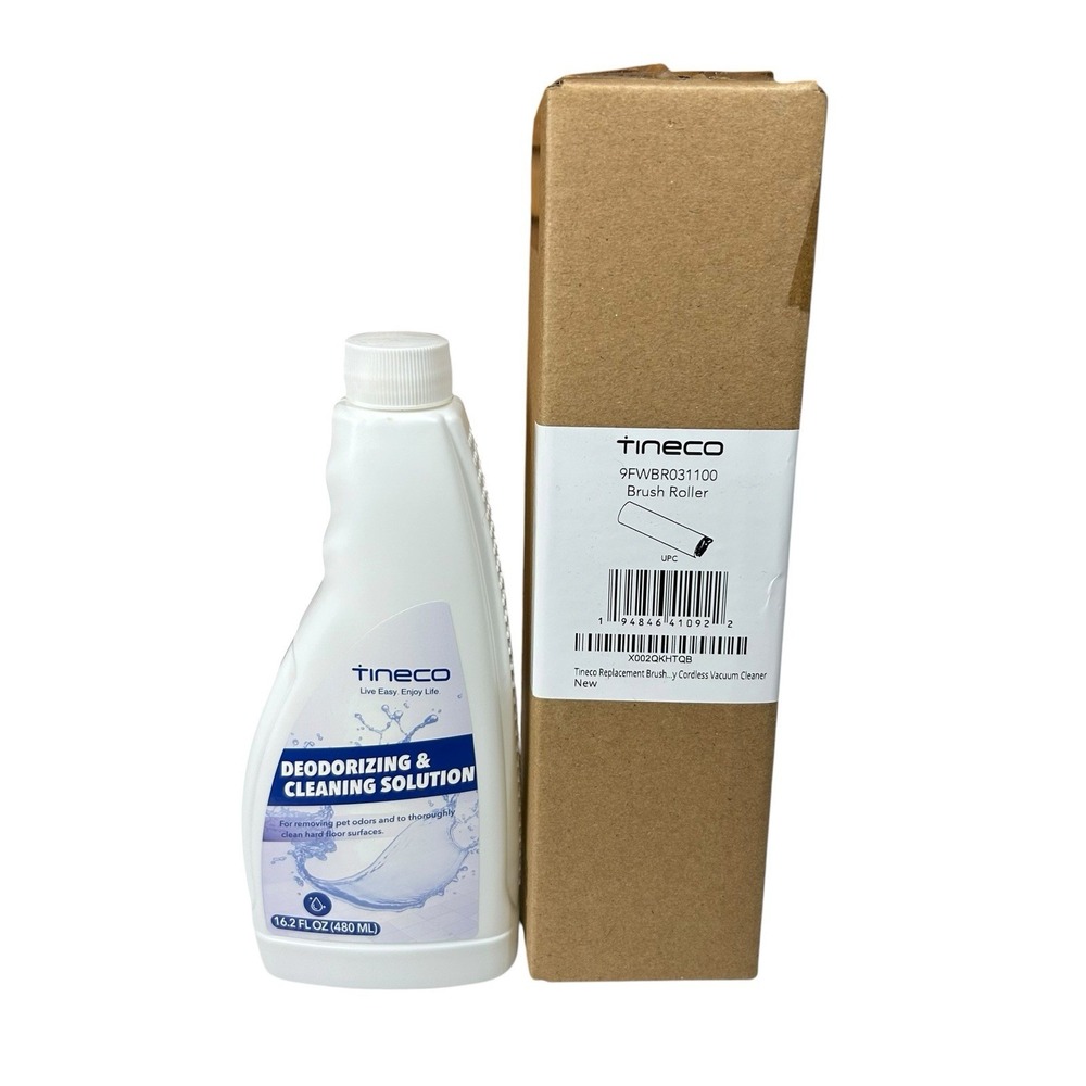 NEW Tineco Deodorizing & Cleaning Solution with Replacement Brush Roller 16.9 oz